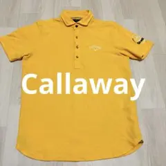 callaway⭐️ポロシャツ⭐️イエロー⭐️L⭐️ゴルフウェア⭐️スポーツ⭐️キャロウェイ