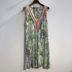 MARC CAIN マークケイン　ボタニカル柄チュニック　サイズN2