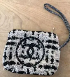 レアアイテム 人気 CHANEL ビーチバック＆タオル ポーチセット 毎年大人気！CHANEL ココビーチ バッグ タオル ポーチ 3点セット