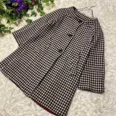 ★即購入OK★✨TOMORROWLAND 千鳥格子柄 ノーカラーコート