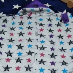 ダウンケープ フットマフ 美品 紫
