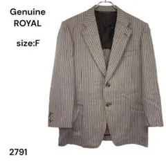 Genuine ROYAL ジャケット　上着　アウター　FREE　ストライプ