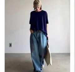 最終値下げ！ARULLE loose wide denim 新品