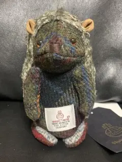 harris tweed ハリネズミ ぬいぐるみ ハリスツイード