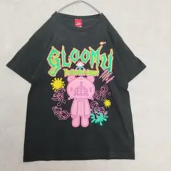 GLOOMY NAUGHTY GRIZZLY Tシャツ 黒 古着