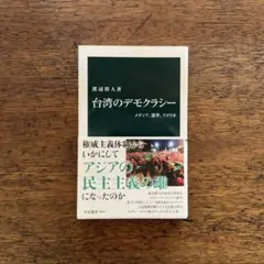 新品未使用　「台湾のデモクラシー : メディア、選挙、アメリカ」渡辺将人中公新書