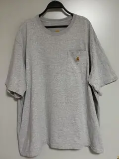 Carhartt カーハート ポケット付き オーバーサイズTシャツ グレー2XL