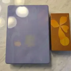 【ヨックモック】空き缶2種類（洋菓子が入っていました）