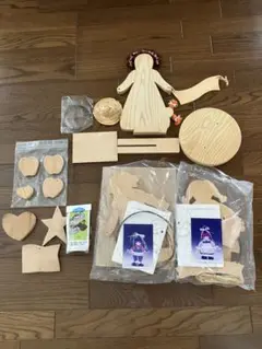 トールペイント作成キット 木製パーツ