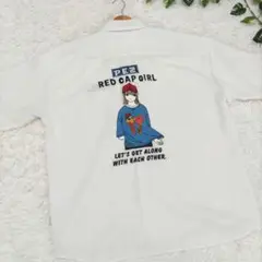【極美品】RED CAP GIRL × PEZ　ルーズシルエットシャツ　L