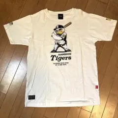 Tigers x DUCK DUDE ホワイトTシャツ　阪神タイガース　Lサイズ