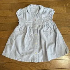 【美品】無印良品　ベビーワンピース 80cm