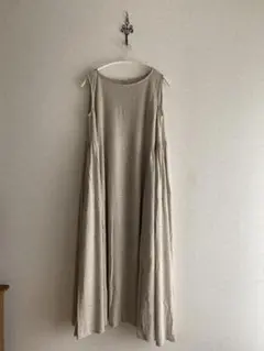新品 suzuki takayuki linen dressワンピース ベージュ