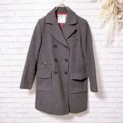 【美品】plumpynuts プランピーナッツ チェスターコート ブラック M