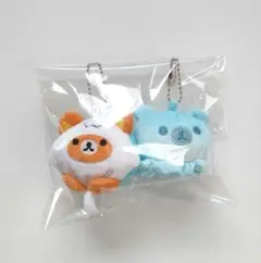 リラックマ うみリラきぶん　 エイ　クラゲ　ぶらさげぬいぐるみ　キーホルダー
