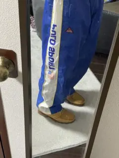 激レア　一点物　90s polo sport 星条旗　ナイロンパンツ