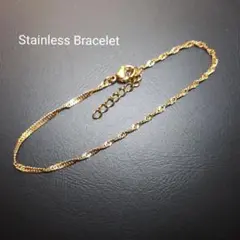 No.002 ステンレス スクリューチェーン ブレスレット