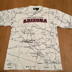 MADE IN USA MAP Tシャツ　アリゾナ州地図デザインTシャツ