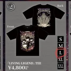 BABYMETAL LIVING LEGEND Tシャツ Lサイズ　聖飢魔II