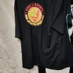 2024年モデルの新日本プロレスの黒い T シャツ