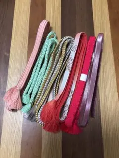 帯締め おまとめ6点 正絹