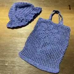 ハンドメイド　トートバッグとお帽子　新品