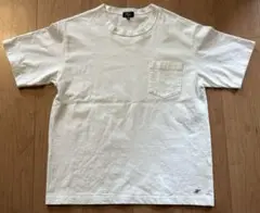 Harriss paris ハリス ヘビーウェイト 無地H刺繍ポケットTシャツ