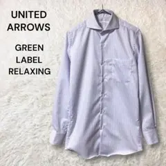 GREEN LABEL RELAXING メンズ ストライプ柄 ビジネスシャツS
