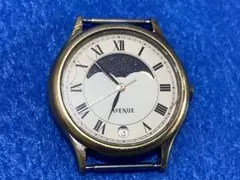 SEIKO AVENUE ムーンフェイズ腕時計　本体のみ　稼働品　電池交換済み