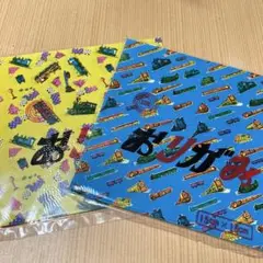 昭和レトロ✨SL柄大判千代紙2袋　おりがみ折り紙ヴィンテージ当時物