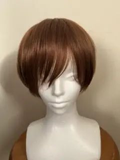 ショートウィッグ 茶髪