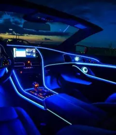 ✨車内ブルーLEDアクセサリー(5m)✨