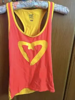 Zumba タンクトップ Medium オレンジ/イエロー