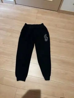ラルフローレン　ビッグポニーワッペン　スウェットパンツ150 10-12 黒