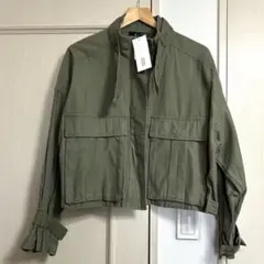 【新品】グリーンパークス　シュガースプーン　ミリタリージャケット