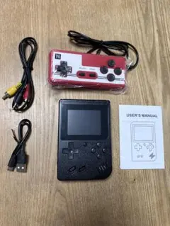 中華ゲーム機　レトロゲーム　ポータブルゲーム機　中古美品　500 in 1