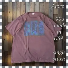 90's USA製 Alore ヴィンテージ シングルステッチ Tシャツ XL
