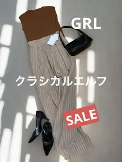 【新品コーデ】テラコッタのニット&クラシカルエルフパンツのナチュラルコーデ❣️