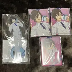 アイドルマスターSideM 伊瀬谷四季 くじ引き堂 アクリルスタンド 缶バッジ