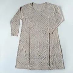 フランシュリッペ ブラック Tシャツワンピース 長袖 M 未使用☆ベージュ