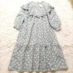 【新品タグ付き】merry jenny flower ジャガードワンピース