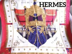 エルメス HERMES スカーフ カレ ヴィンテージ 船