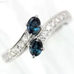 ミキモト アレキサンドライト 0.43ct ダイヤモンド 0.18ct リング