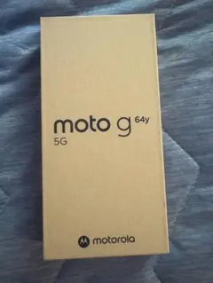 新品未使用】motorola moto g 64y 5G スペースブラック