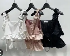 ［お値下げ］リルリリー　フリルキャミソール　ピンク系　サイズF
