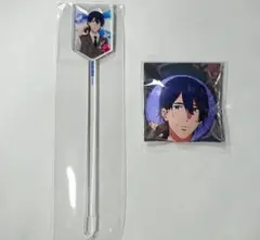 ツルネ カラ鉄 ロールアイス バッジ 色紙 マドラー 二階堂永亮 ツルネ カラ鉄 ロールアイス バッジ 色紙 マドラー 二階堂永亮