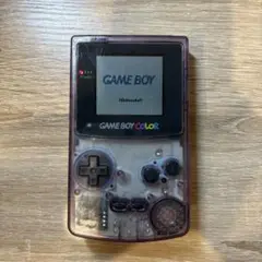 ゲームボーイカラー クリアパープル【ソフト1個付】