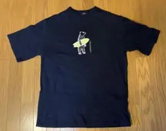 BEAMS HEART クマ サーフボード Tシャツ L ネイビー