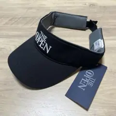 新品THE OPEN VIVA HEART ゴルフバイザー ブラック全英オープン