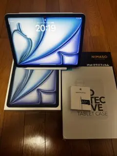 iPadAirM2 11イン 付属品多数 ペン付き 128GB 本体 ブルー